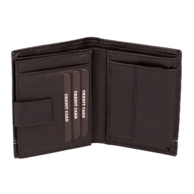 Pánská peněženka kožená černá