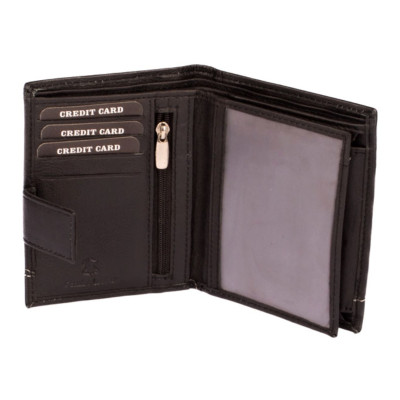 Pánská peněženka kožená černá