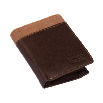 Pánská tmavě hnědá peněženka kožená