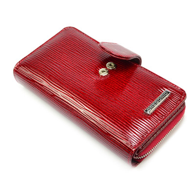 Peněženka dámská červená se zapínáním