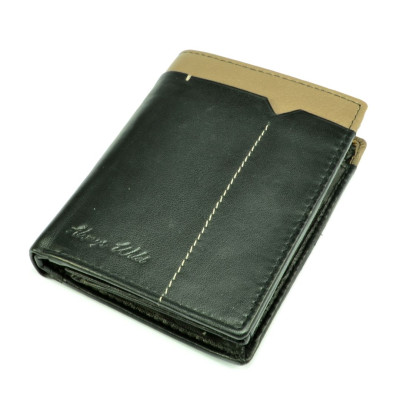 Peněženka kožená černá pánská