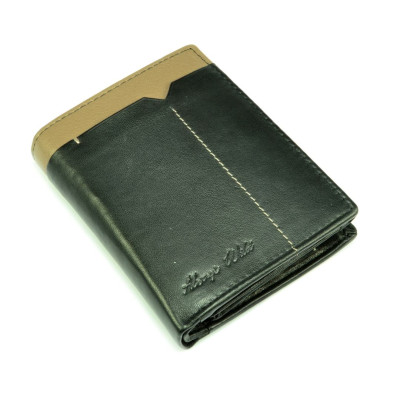 Peněženka kožená černá pánská