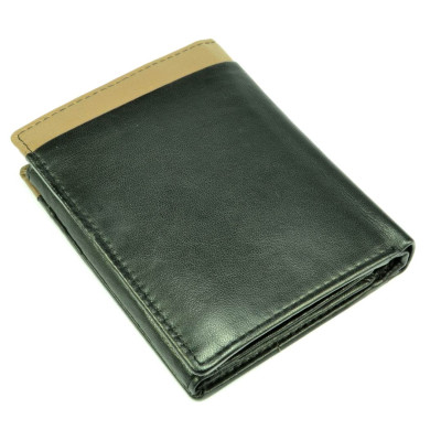 Peněženka kožená černá pánská