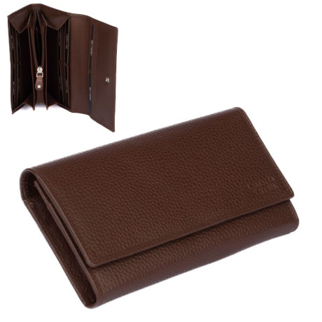Peněženka kožená dámská hnědá
