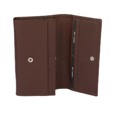 Peněženka kožená dámská hnědá