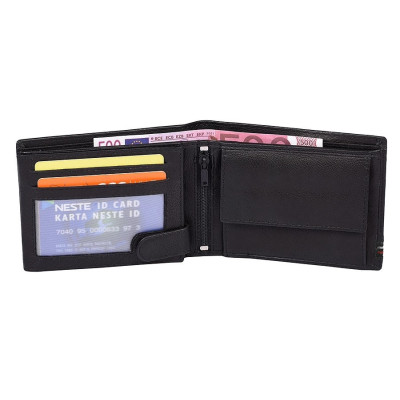 Peněženka kožená pánská černá