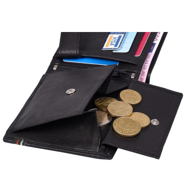 Peněženka kožená pánská černá