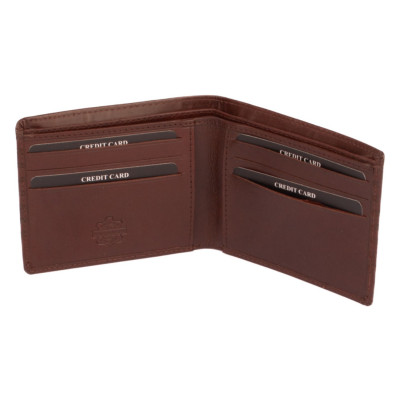 Peněženka kožená pánská hnědá