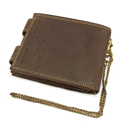 Peněženka kožená pánská s přezkou