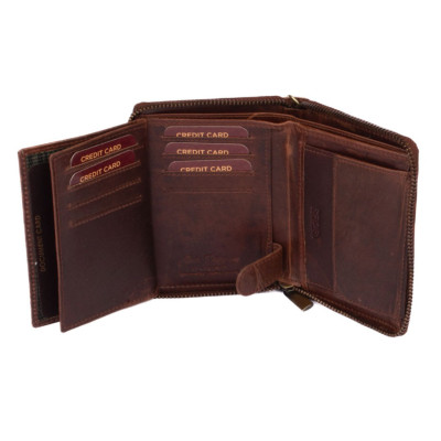 Peněženka pánská dokladovka kožená