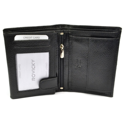 Peněženka pánská kožená černá