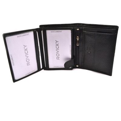 Peněženka pánská kožená černá