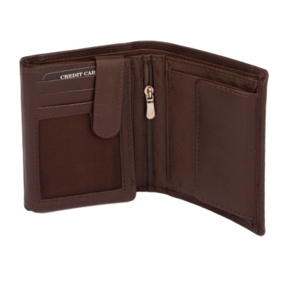 Peněženka pánská kožená hnědá