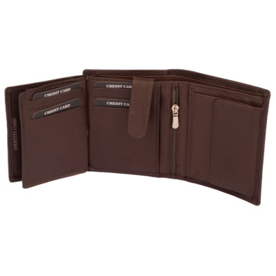 Peněženka pánská kožená hnědá