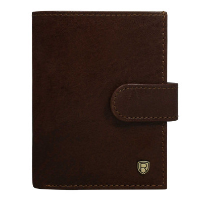 Pouzdro na karty černé kožené