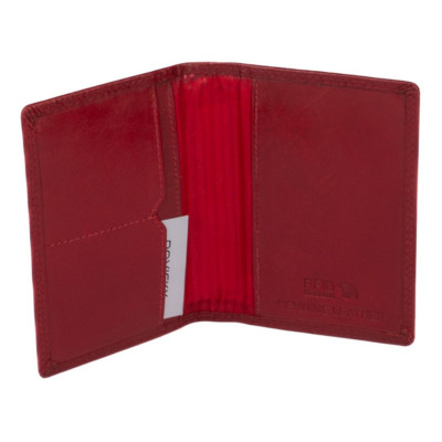 Pouzdro na karty červené