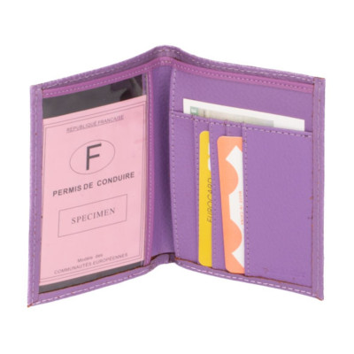 Pouzdro na karty fialové