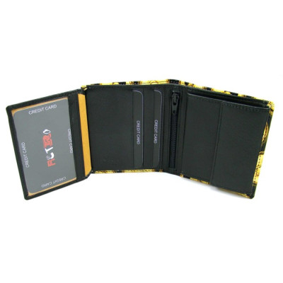 Retro peněženka kožená