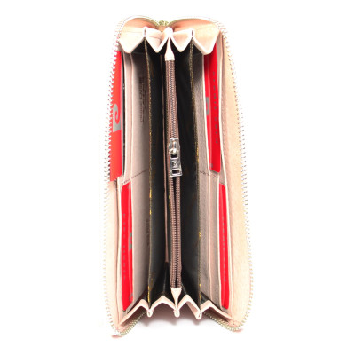 Růžová peněženka dámská