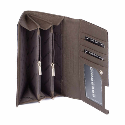 Stylová dámská peněženka šedá