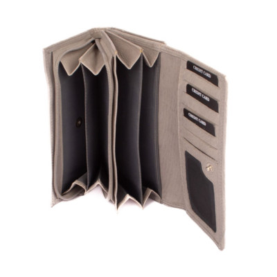 Šedá peněženka dámská