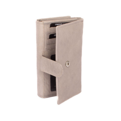 Šedá peněženka dámská