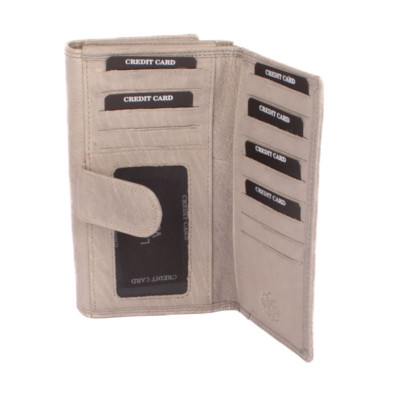 Šedá peněženka dámská