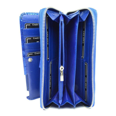 Velká dámská peněženka modrá