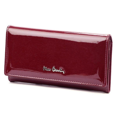 Velká fialová kožená peněženka dámská