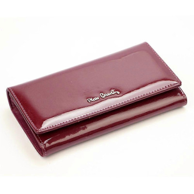 Velká fialová kožená peněženka dámská