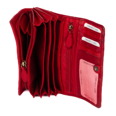 Velká peněženka červená