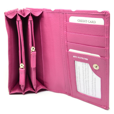 Velká peněženka dámská s puntíky