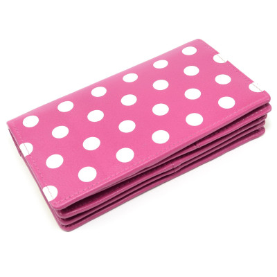 Velká peněženka dámská s puntíky