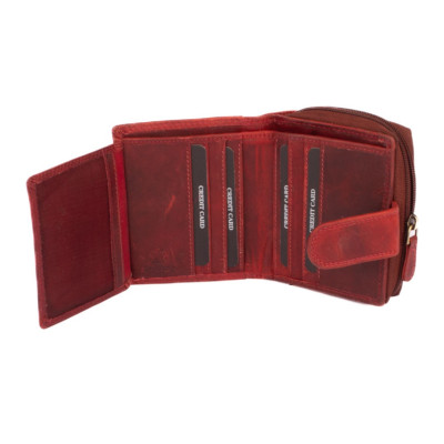 Vínová dámská peněženka