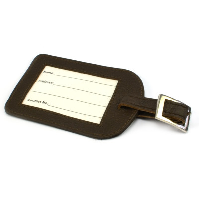 Visačka na kufr kožená