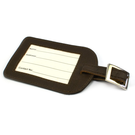 Visačka na kufr kožená