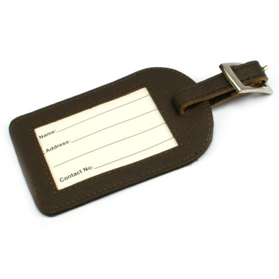 Visačka na kufr kožená