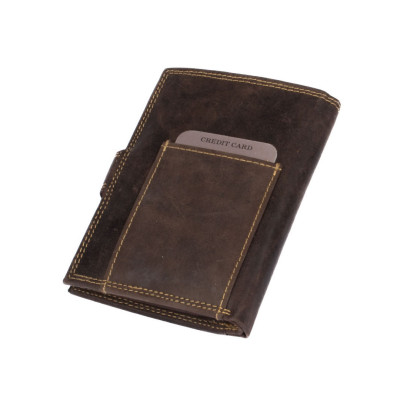 Zapínací peněženka kožená pánská