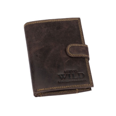 Zapínací peněženka kožená pánská