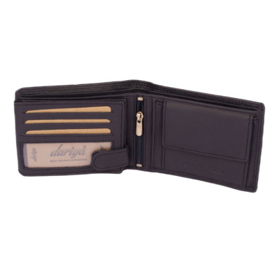 Kožená pánská peněženka tmavá