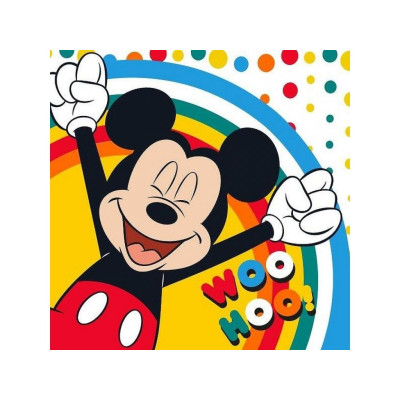 Magický ručníček Mickey Happy 30x30 cm