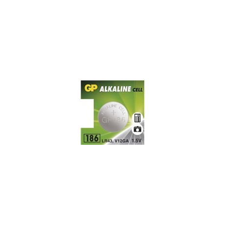 Baterie GP LR43, AG12, G12A, 186, LR1142, V12GA, 1,5V
