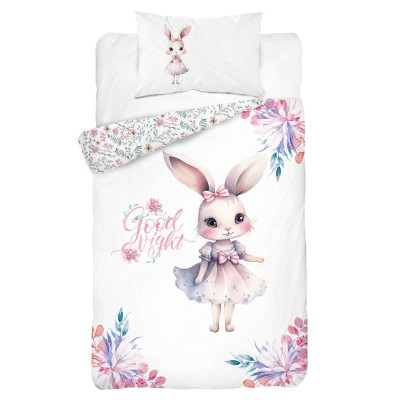 Bambusové povlečení do postýlky Zaječice Bavlna, Bambus, 100x135, 40x60 cm