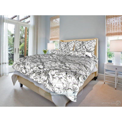 Bavlněné ložní povlečení - Zuzana bílá 140x200, 70x90 cm