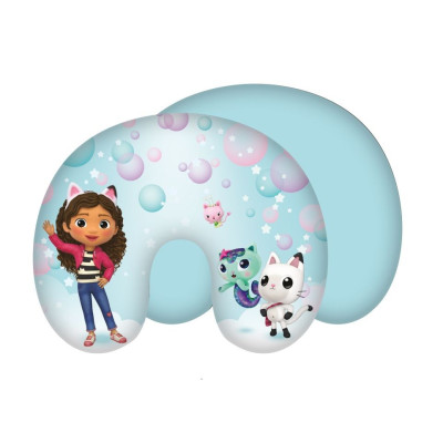 Cestovní polštářek Gábinin kouzelný domek Bubbles 43x35 cm