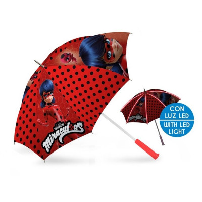 Deštník s LED osvětlením Kouzelná Beruška Polyester, průměr 85 cm