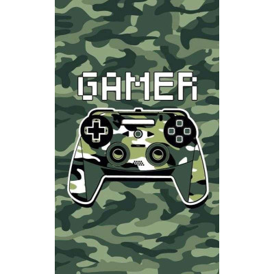 Dětský ručník Gamer Army Bavlna - Froté, 50x30 cm