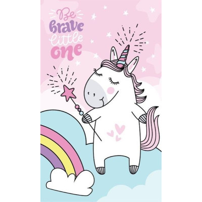 Dětský ručník Jednorožec duha 50x30 cm