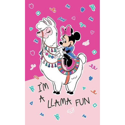 Dětský ručník Minnie a Lama 50x30 cm