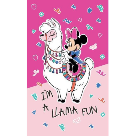 Dětský ručník Minnie a Lama 50x30 cm